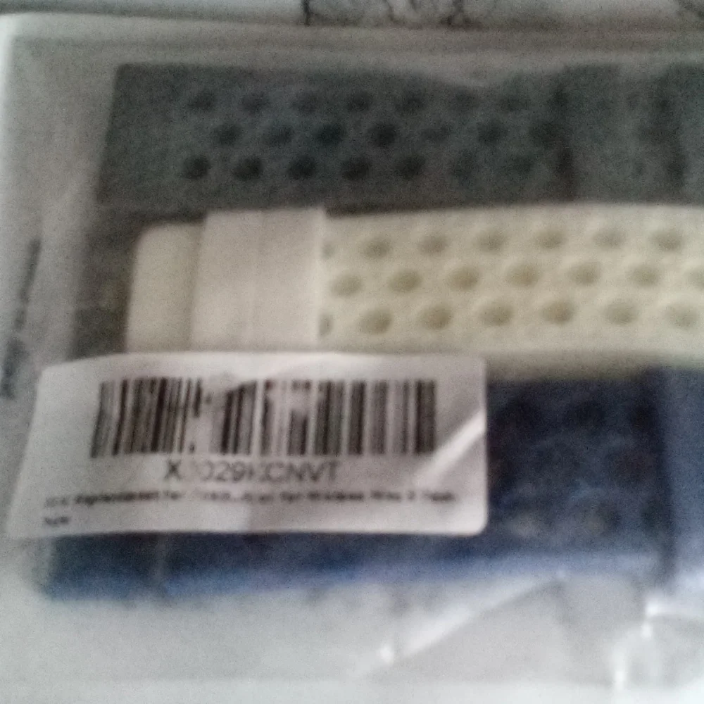 Fit Bit Replacement Bands / 3 pack/white, gray, dark blue. NWT